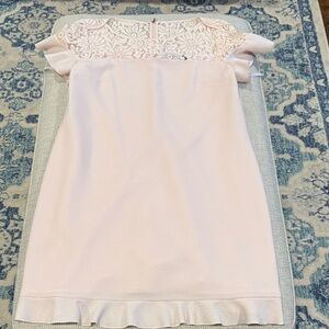Elegant Pink Lace Women’s Dress
